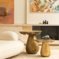 <a href="https://www.galeriegosserez.com/artistes/donnersberg-emma.html">Emma Donnersberg</a> - Mushrooms - Bronze Full Gold